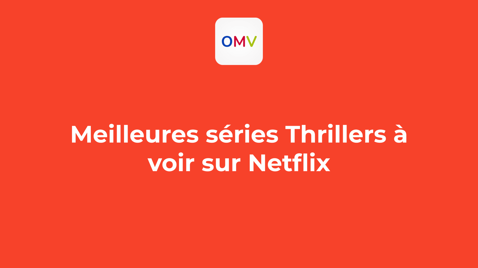 netflix series thriller